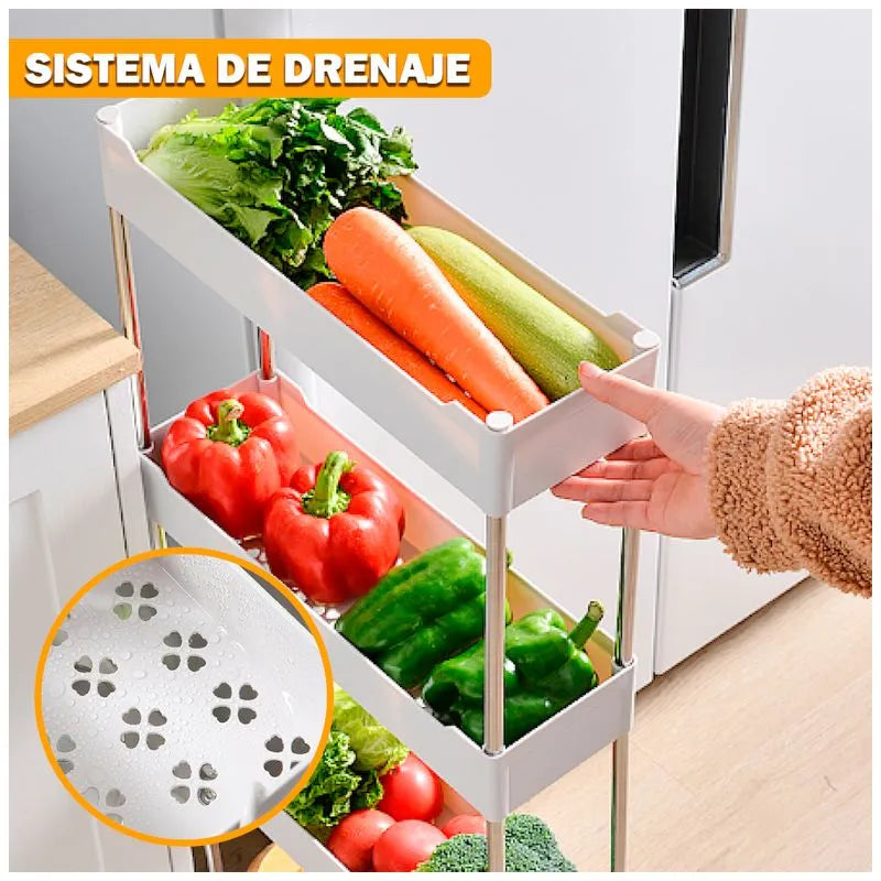Estante Organizador de 4 Niveles – Compacto, Funcional y Versátil