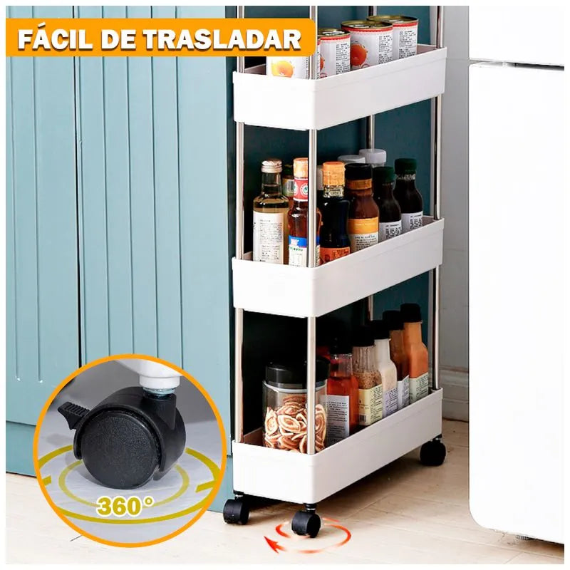 Estante Organizador de 4 Niveles – Compacto, Funcional y Versátil