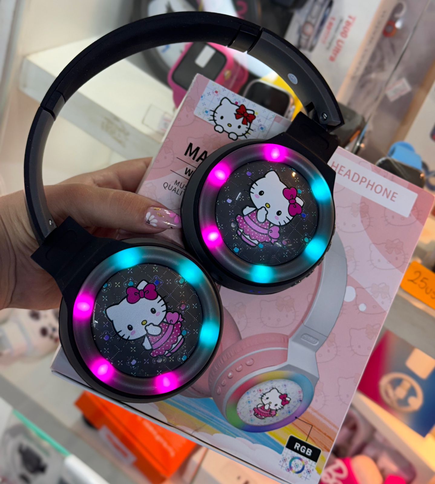 AURICULARES INFANTILES CON LUCES - BLUETOOTH