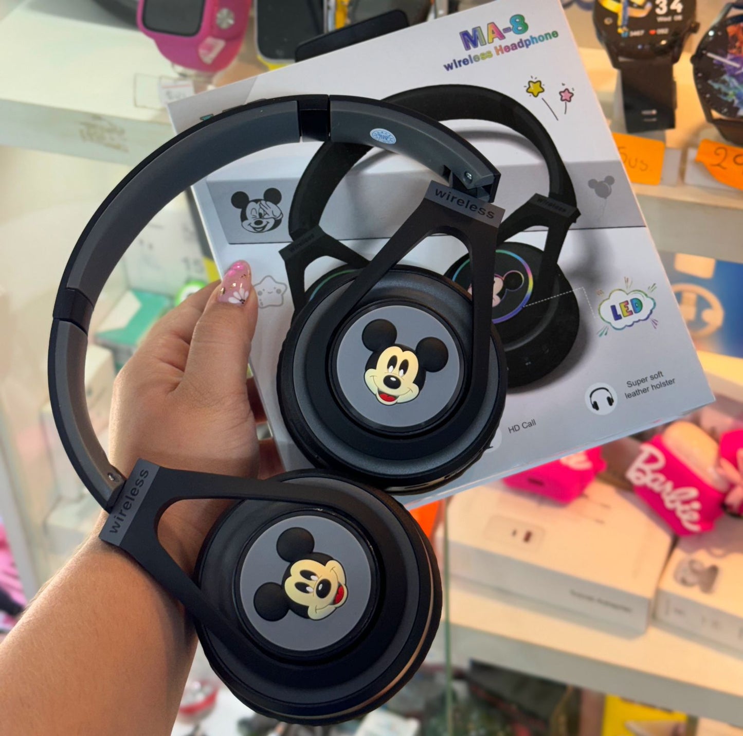 AURICULARES INFANTILES CON LUCES - BLUETOOTH