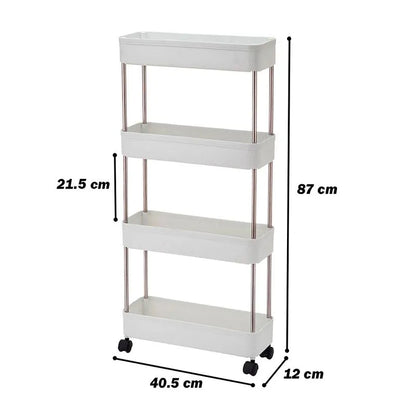 Estante Organizador de 4 Niveles – Compacto, Funcional y Versátil