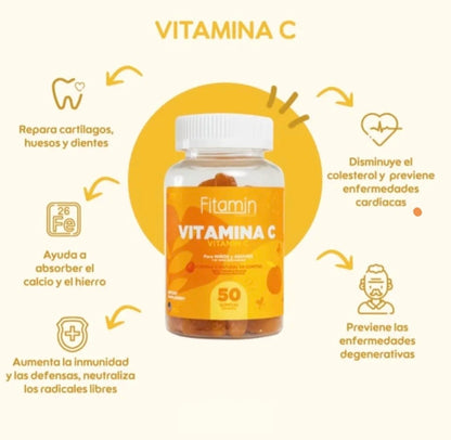 Gomitas Vitamina C para niños y adultos